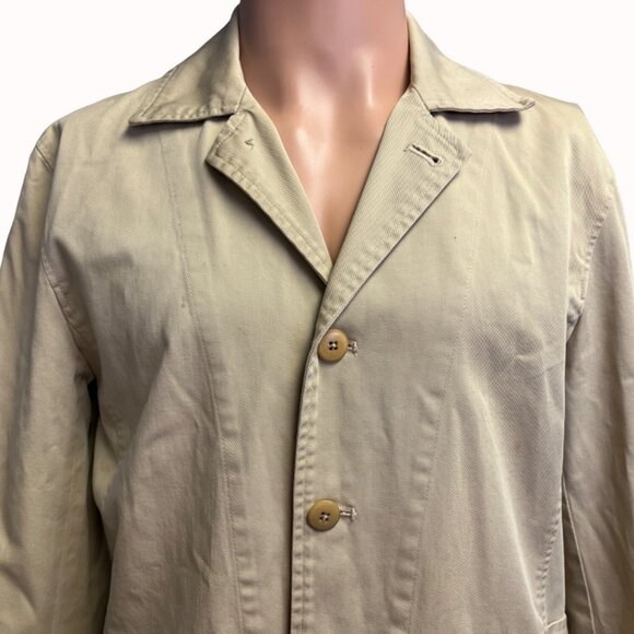 Ralph Ralph Lauren Men's Tan Buttoned Jacket Sz L SKU 5326 - Picture 3 of 7
